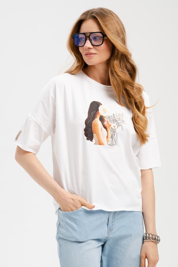 Arya Ecru Damebluse Arya Ecru Damebluse 44/46
