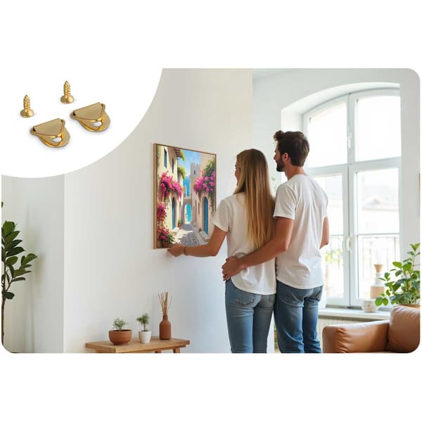 Måla efter nummer-bild 40x50 cm Massido Stadslandskap