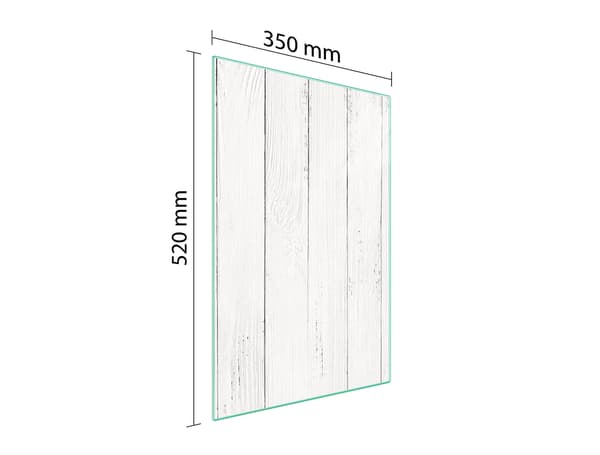 GLAS SKÆREBRÆT 35x52 TRÆ