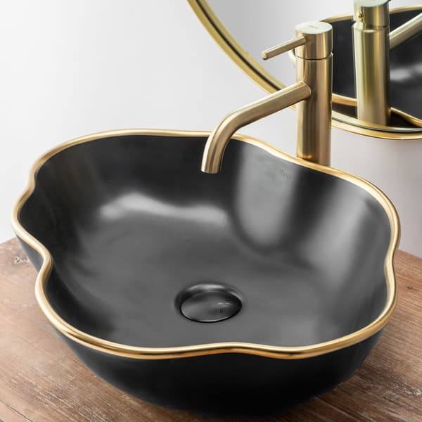 LUNGO GULD BORSTAD HÖG BADKARRAN SKU REA-B4526