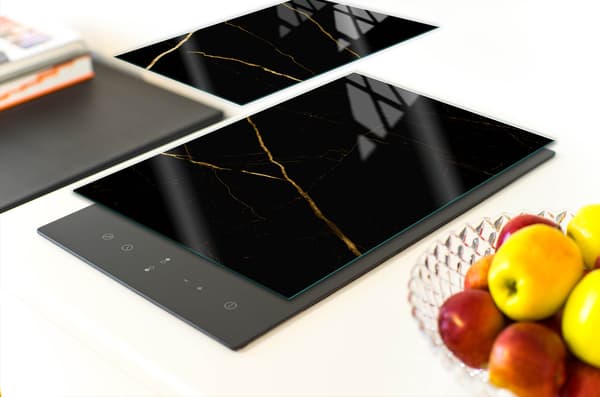 GLASSKYDDSSKIVA FÖR KÖK 65x52 MARMOR