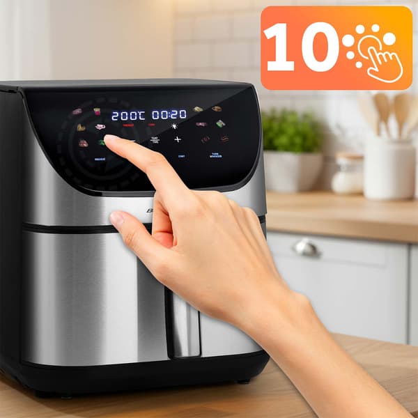 Airfryer 8l Berdsen 1700W BD-659 silver