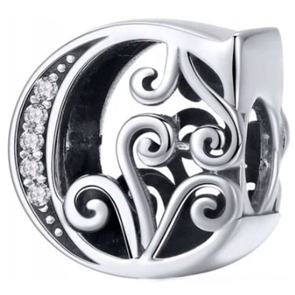 Pandora C-kirjaimen riipus, 925-hopeaa