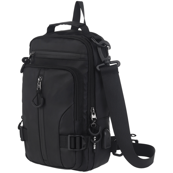 CANYON CB-1 Transformer Taske med USB-A Sort