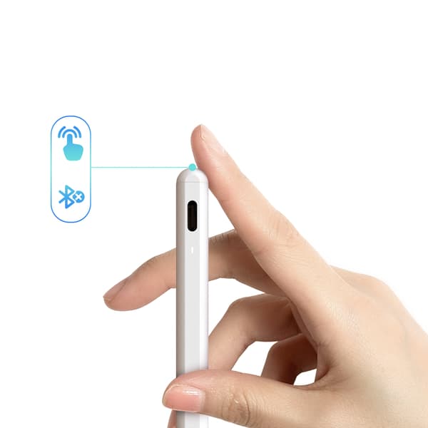 WRA-08 stylus för Apple iPad 2018-2025 USB-C - vit