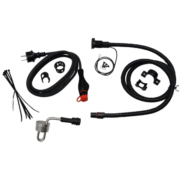 Komplett motorvärmare MF case Valtra Sisu