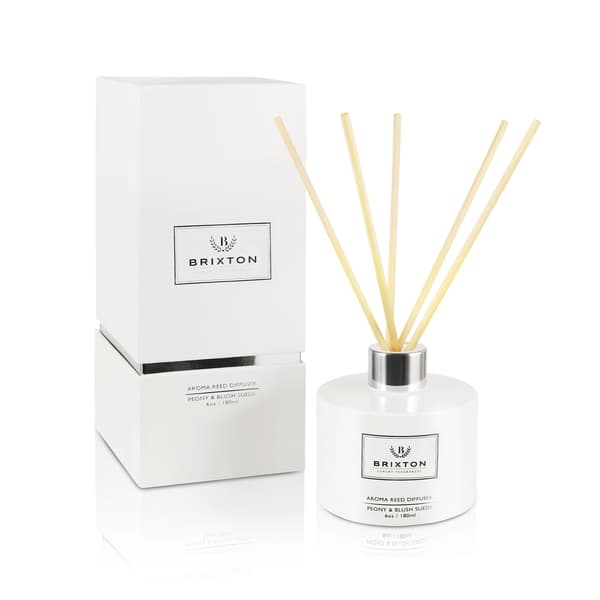 BRIXTON 180ml Peony & Blush Suede Homms Doftdiffusor med rör