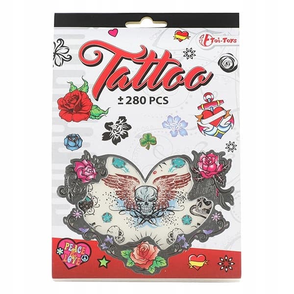 280-osainen tatuointien setti