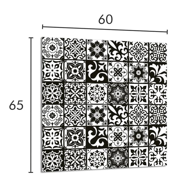 GLASPANEL TIL KØKKEN 60x65 Mosaik