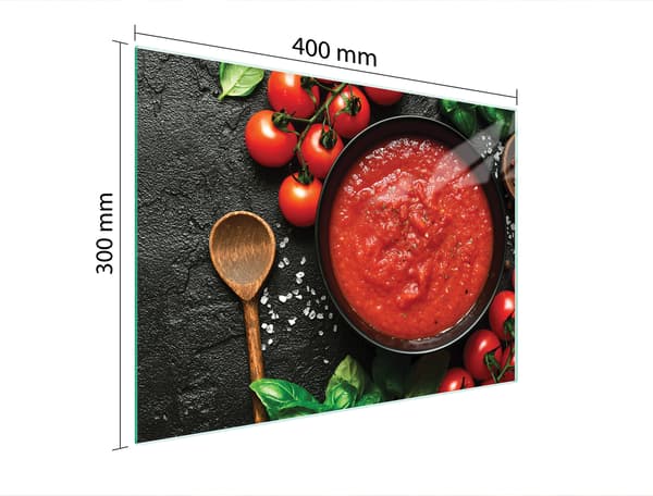 GLAS SKÄRBRÄDA 40x30 MAT