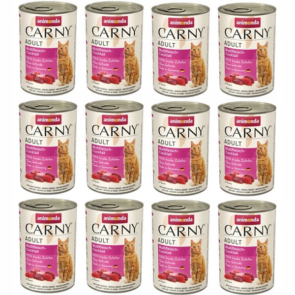 Animonda Carny vådfoder til voksne katte 12 x 400 g