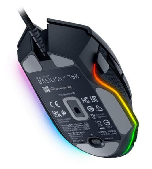 RAZER Basilisk V3 35K Sort Mus