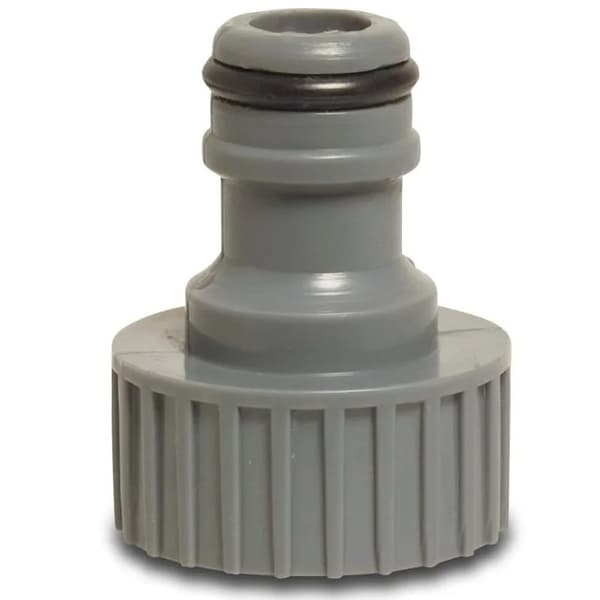Flotide PVC-U 1/2" F x M klikforbindelse, grå
