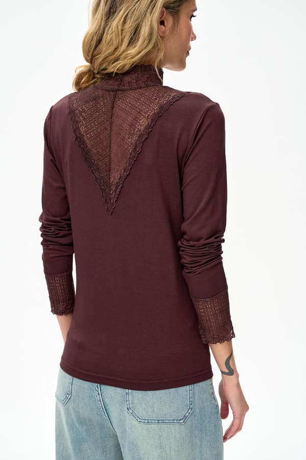Damebluse Oyana 2 Chokolade 44