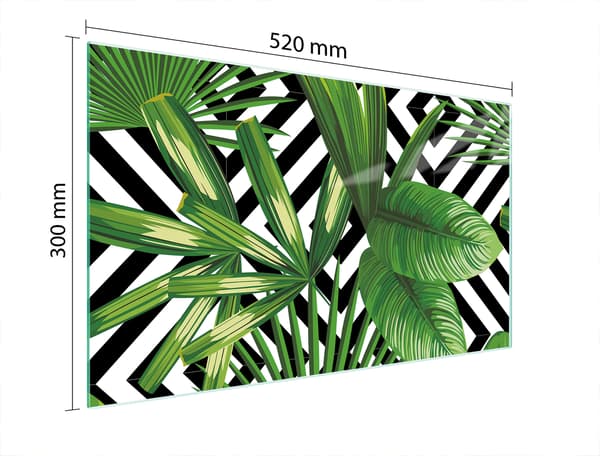 SKÄRBRÄDA I GLAS 52x30 BLAD