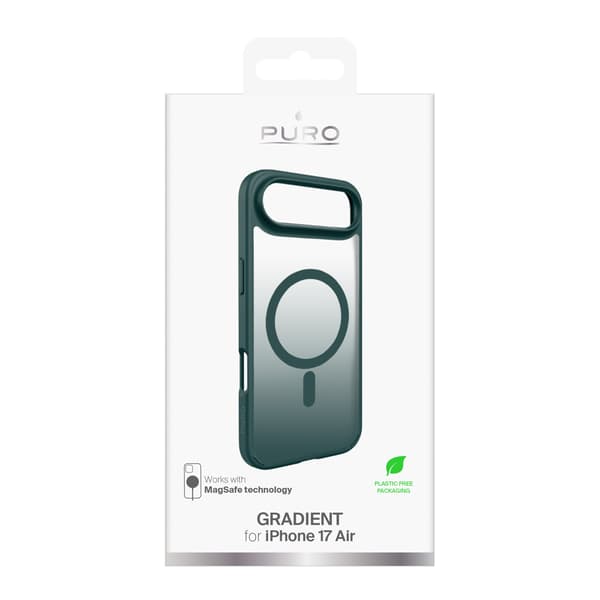 iPhone 17 Air TPU Gradient MagSafe-cover - Turkis