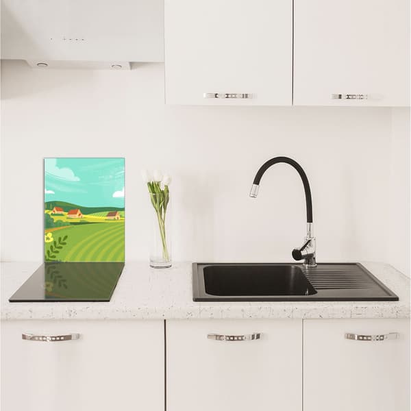 GLAS SKÄRBRÄDA 40x52 Village