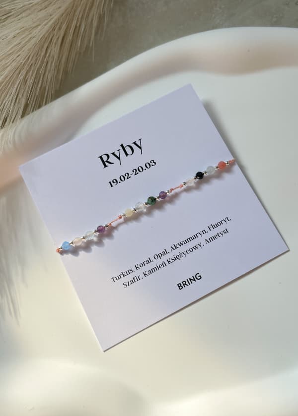 Fiskarnas armband med silverkulor