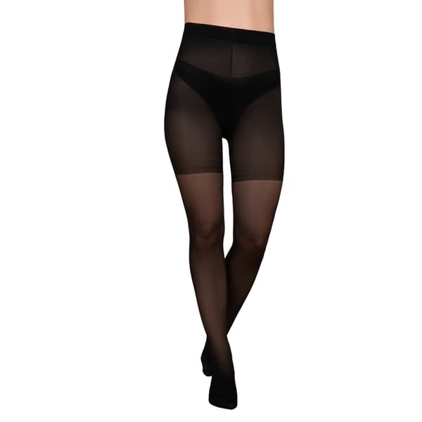 Bye Bra Control Slim 40 Slankestrømpebukser Sort S