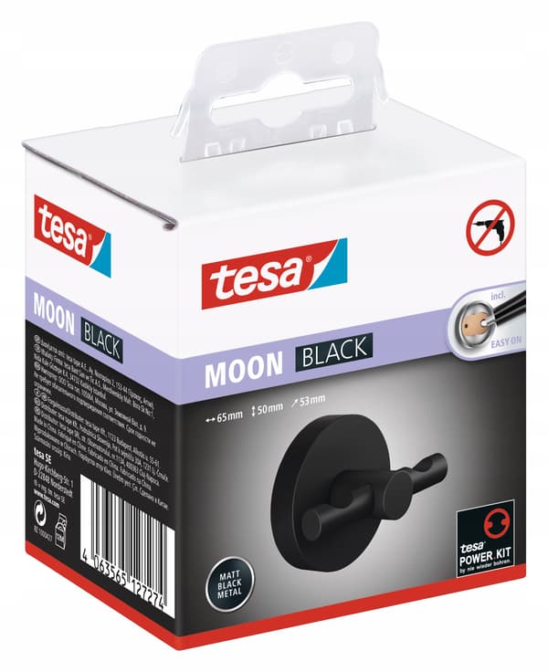 tesa Moon badekåbeophæng sort