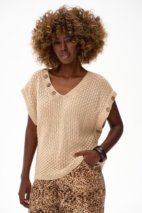 Damebluse Lusi Lys Beige 40/42