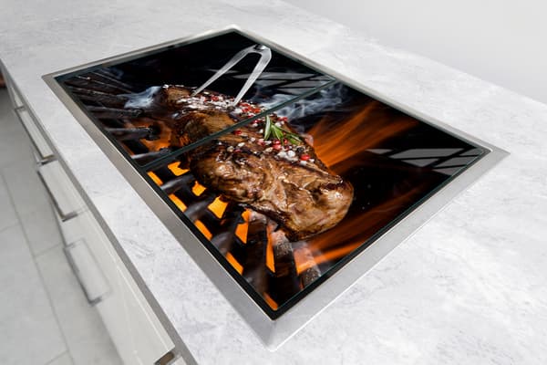 GLASSKYDDSPLÅT FÖR SPIS 85x52 GRILL