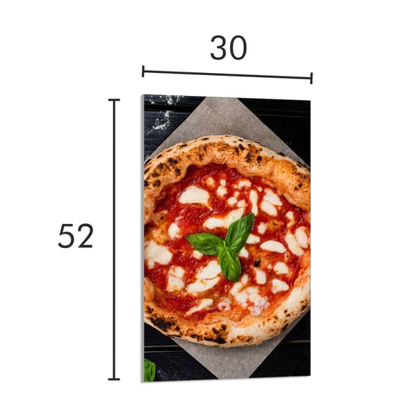 GLAS SKÆREBRÆT 30x52 Pizza