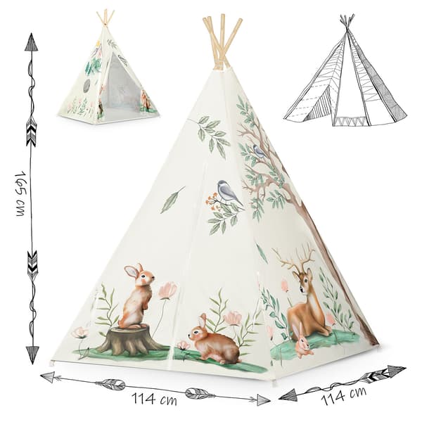 Nukido tipitält för barn - beige