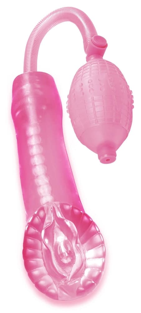 PET-penispumppu imustimulaatiolla, pinkki