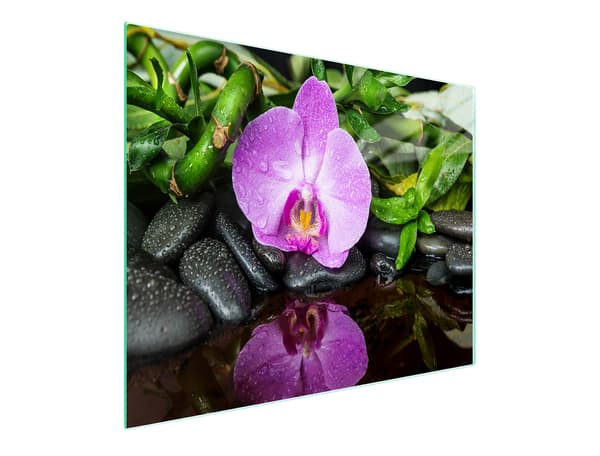SKÄRBRÄDA I GLAS 52x30 ORCHID