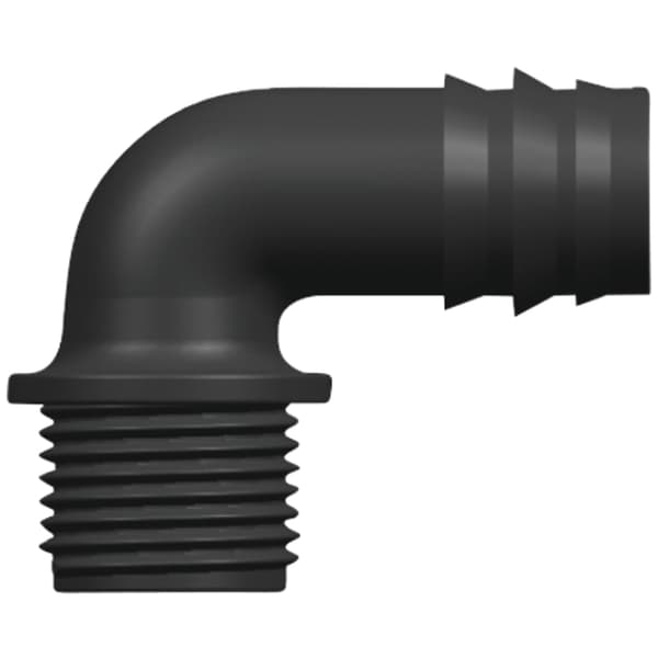 Kastelun tiputusletkun mutka 20x1/2" GZ