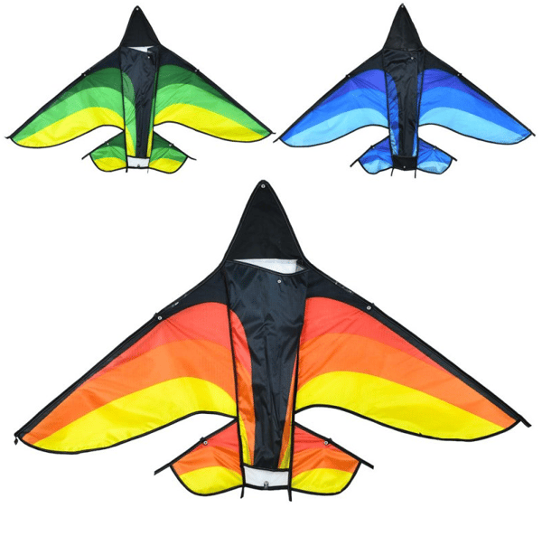 KITE DELTA FARVEFLY STOR 115 X 75 CM