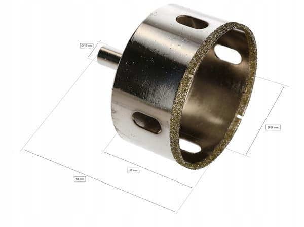 Diamantbor til stentøj 68 mm