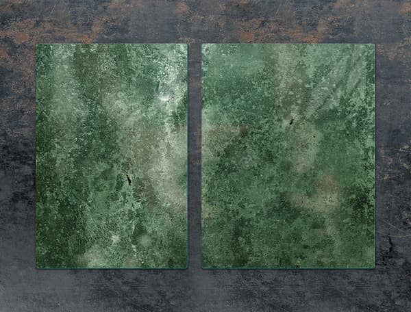 GLASSKYDDSPLÅT 75x52 TURKOS