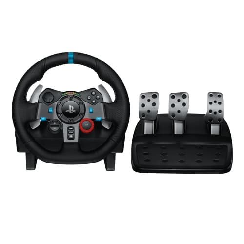 Logitech G920/G29 Driving Force rat og pedaler, til PC, PS5, PS4, sort