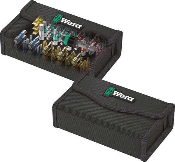 Bit-Safe 61 BiTorsion 1 lige bitsæt PH PZ TORX Wera