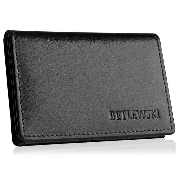 BESA-BF-15 SORT KLASSISK kortholder + CERTIFIKAT