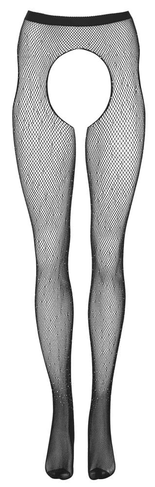 Cottelli LEGWEAR Netstrømper med Glittersten SL