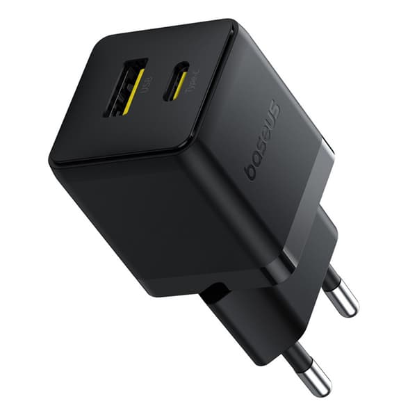Palm 30W USB-C USB-A Vægoplader - Sort