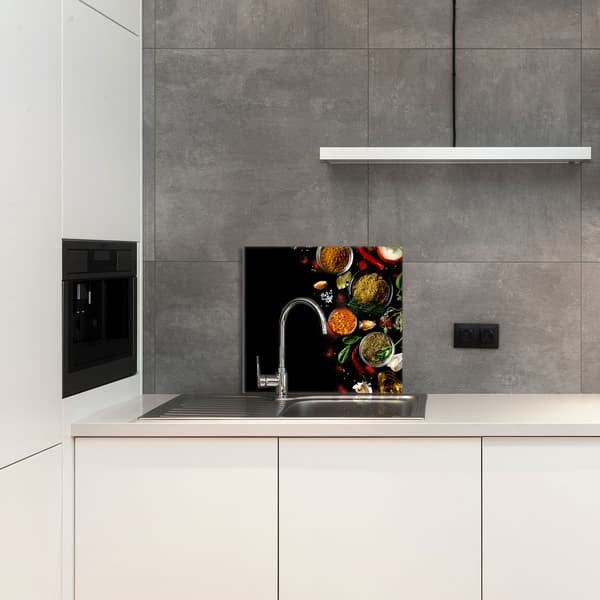 GLASPANEL FÖR KÖK 65x60 Kryddor