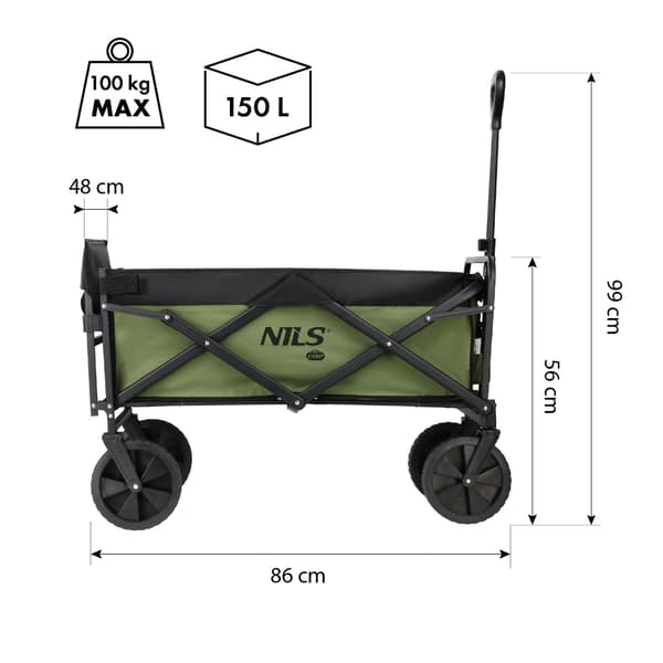 GRØN VOGN 150L NC2602 NILS CAMP