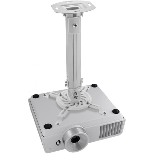 Techly Projektorarm 38-58 cm. 13,5 kg, Loftmontering, Sølv