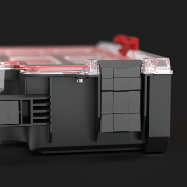 QBRICK SYSTEM PRO 300 modulär organisatör med lock, verktygslåda 9l