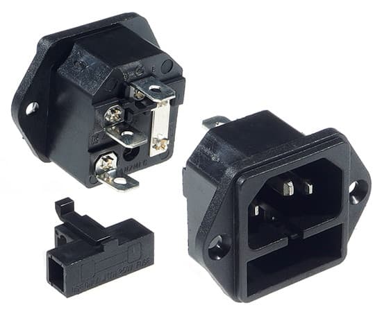 PANEELIN VIRTAMODUULI 10A/250V AC