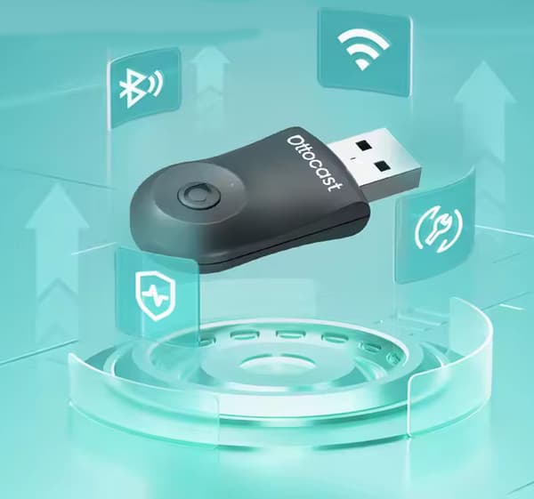 Trådløs Adapter Ottocast Mini 2-i-1 CarPlay / Android Auto CA505-T