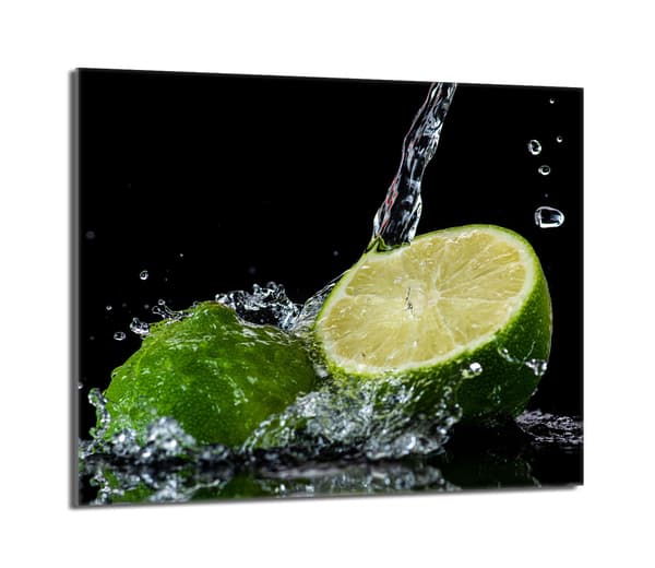Glasbeskytter til komfur 60x52 Citron