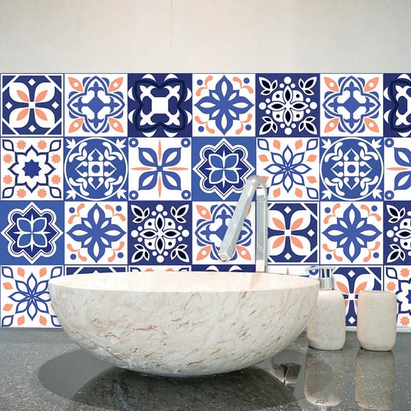 SJÄLVHÄFTANDE PVC-PATCHWORK-PANELER, SET OM 10 TAPET 20X20CM ZM-06-028