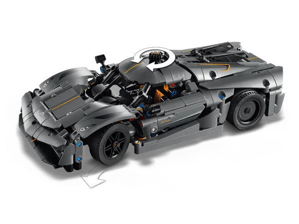 LEGO Technic 42173 Grå Koenigsegg Jesko Absolute Hyperbil 10+ (801 bitar)