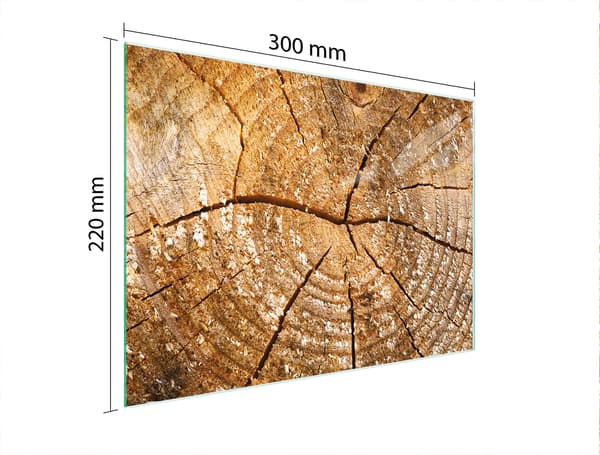GLASSKÆREBRÆT 30x22 TRÆ