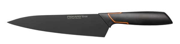 Fiskars Edge Kockkniv för att hacka grönsaker och kött, vass, 19 cm